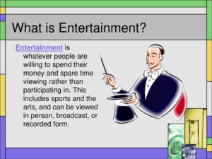 entertainment meaning